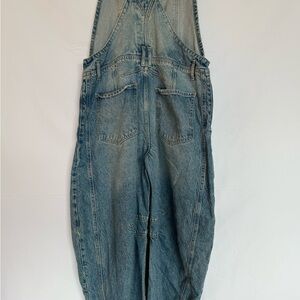 We The Free Women's Blue Jeans Overalls